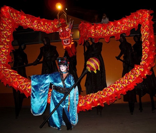 Tian~Long LED Dragon & Pearl~Bearer